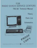 Предварительный просмотр 1 страницы Radio Shack TRS-80 Technical Manual