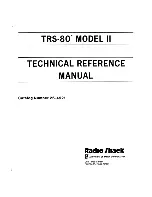 Radio Shack TRS-80 Technical Reference Manual предпросмотр