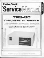 Radio Shack TRS-8O Service Manual предпросмотр