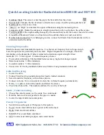 Preview for 1 page of Radiodetection RD8100 Quick Locating Manual