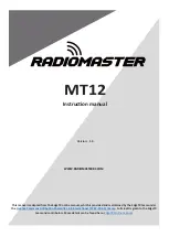 RadioMaster MT12 Instruction Manual preview