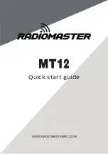 RadioMaster MT12 Quick Start Manual preview