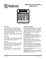 Radionics D205 Installation Instructions preview