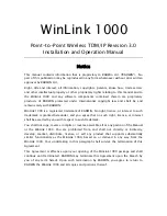 Preview for 3 page of Radwin WinLink 1000 Installation And Operation Manual