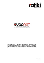 Rafiki Protection Quadnet Installation Instructions Manual preview