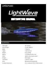 Rage RC LightWave Instruction Manual preview