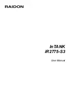 Raidon InTANK iR2775-S3 User Manual preview