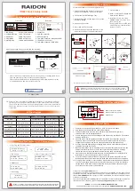 Предварительный просмотр 2 страницы Raidon iR8023 Quick Setup Manual