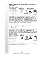 Preview for 20 page of Rail King Crusader Operating Instructions Manual