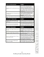 Preview for 29 page of Rail King Crusader Operating Instructions Manual