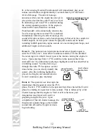 Preview for 12 page of Rail King DASH-8 DIESEL ENGINE Operating Instructions Manual