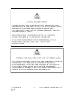 Preview for 2 page of Railway Equipment 934 Operating Manual