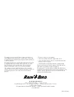 Preview for 88 page of Rain Bird ESP-LX Installation, Programming, & User Manual