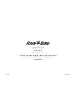 Preview for 138 page of Rain Bird ESP-LXD Installation, Programming & Operation Manual