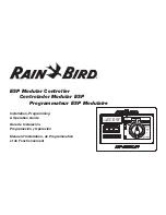 Rain Bird ESP Installation, Programming & Operation Manual предпросмотр