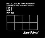 Предварительный просмотр 1 страницы Rain Bird HP Series Installation, Programming And Operating Instructions