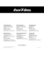 Предварительный просмотр 21 страницы Rain Bird TBOS-II User Manual