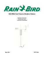 Rain Bird WS-PRO2 Installation, Operation, Maintenance, And Troubleshooting Manual preview