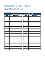 Preview for 107 page of Rain Bird WS-PRO2 Installation, Operation, Maintenance, And Troubleshooting Manual