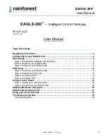 Preview for 3 page of rainforest EAGLE-200 User Manual