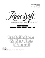 RainSoft EC5 Series Installation & Service Manual preview