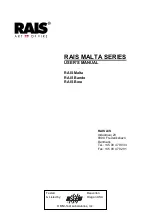RAIS Malta User Manual preview