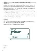 Preview for 4 page of RAIS PALO C User Manual