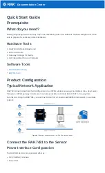 RAK RAK7431 Quick Start Manual preview