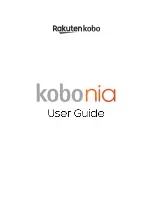 Rakuten Kobo Nia User Manual preview