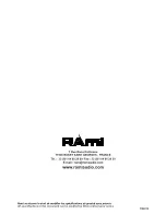 Preview for 23 page of RAM TEL 300 User Manual