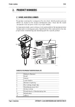 Предварительный просмотр 8 страницы RAMMER 255E Operator'S Manual