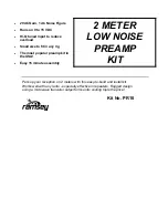Ramsey Electronics PR10 Instruction Manual preview