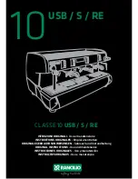 Rancilio CLASSE 10 Original Instructions Manual preview