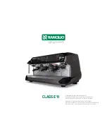 Rancilio CLASSE 11 Series User Manual предпросмотр