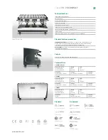 Preview for 2 page of Rancilio Classe 7E Specification