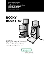 Rancilio ROCKY Use And Maintenance Manual preview