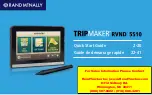 Предварительный просмотр 1 страницы Rand McNally TripMaker RVND 5510 Quick Start Manual