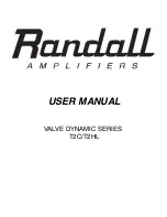 Предварительный просмотр 1 страницы Randall T2C User Manual