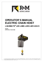 R&M LOADMATE LM 01 Operator'S Manual preview