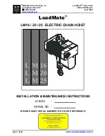 R&M LOADMATE LM 16 Installation & Maintenance Instructions Manual preview