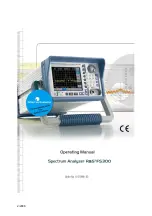 R&S FS300 Operating Manual preview