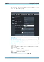 Preview for 261 page of R&S FSW Series User Manual