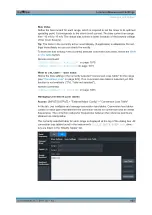 Preview for 425 page of R&S FSW Series User Manual