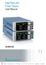 R&S NGL200 series User Manual preview