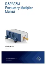 R&S SZM Manual preview