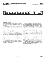 Preview for 3 page of Rane AM2 Quick Start Manual