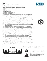 Preview for 2 page of Rane HAL1 System Installation Manual