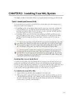 Preview for 29 page of Rane HAL1 System Installation Manual