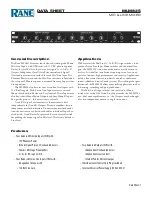 Preview for 9 page of Rane MLM82S Manual