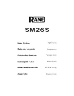 Rane SM 26S User Manual preview